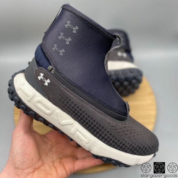 Under Armour Shoes Mens 7 WMNS 8.5 Summit Fat Tire Trail Running Black 3024921 - Picture 1 of 15